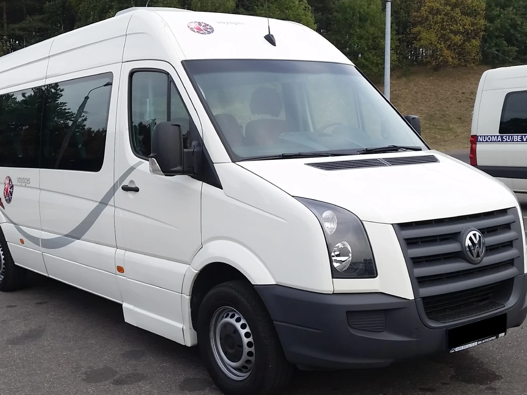 Volkswagen Crafter 2010 metų 20 vietų mikroautobusas nuomai