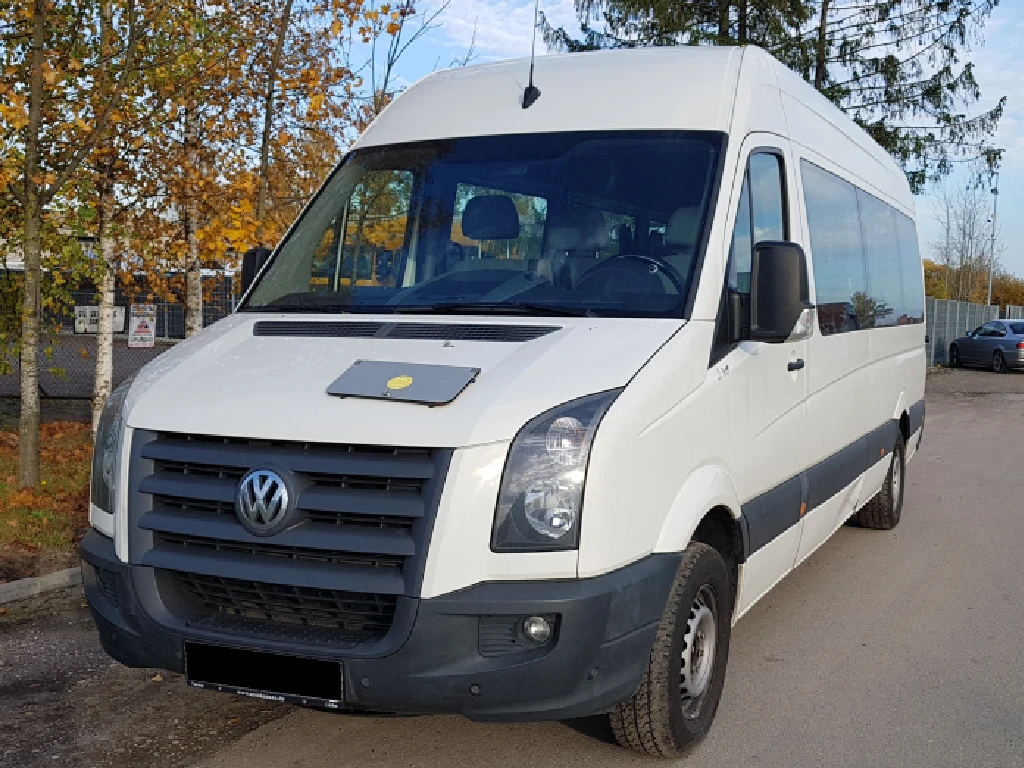 Volkswagen Crafter 2011 metų 22 vietų mikroautobusas nuomai