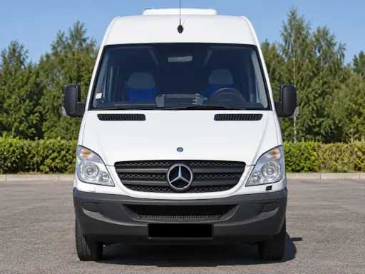 Mercedes Sprinter 20 seater minibus front view