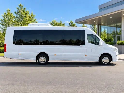 Mercedes Sprinter 30 vietų mikroautobusas iš šono