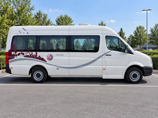 Volkswagen Crafter 20 seater minibus side view